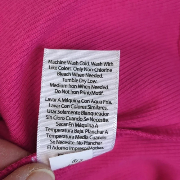 Barbie Pink Ribbed Tank Top - Picture 8 of 11